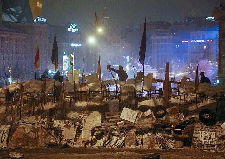 Bilder von den Protesten in der Ukraine. Die Gewalt der Regierung wird von Tag zu Tag härter.