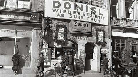 Der Donisl war ein Symbol der langsamen Normalisierung des Alltags in der Nachkriegszeit. Zu sehen ist das Bild in der Ausstellung "München. Schau her!".