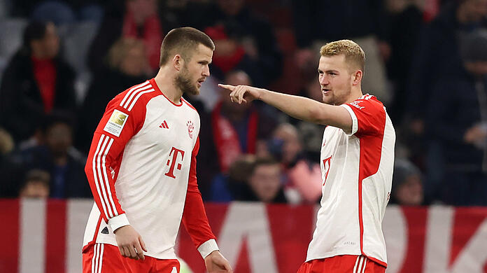 Starkes Duo beim FC Bayern: Eric Dier und Matthijs de Ligt (r.).