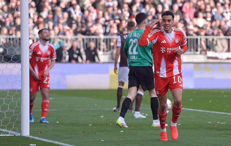 Torsch&uuml;tze gegen St. Pauli: Musiala.