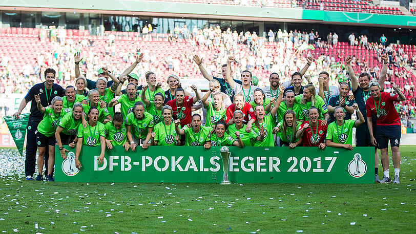 Die Wolfsburgerinnen haben zum vierten Mal den DFB-Pokal gewonnen.
