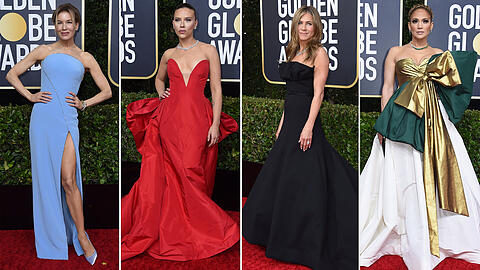 Von glamourös bis desaströs: Auf dem roten Teppich der Golden Globes 2020 gab es einiges zu bestaunen.