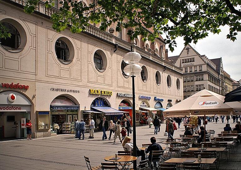 Die Einkaufsmeile zwischen Stachus und Marienplatz.