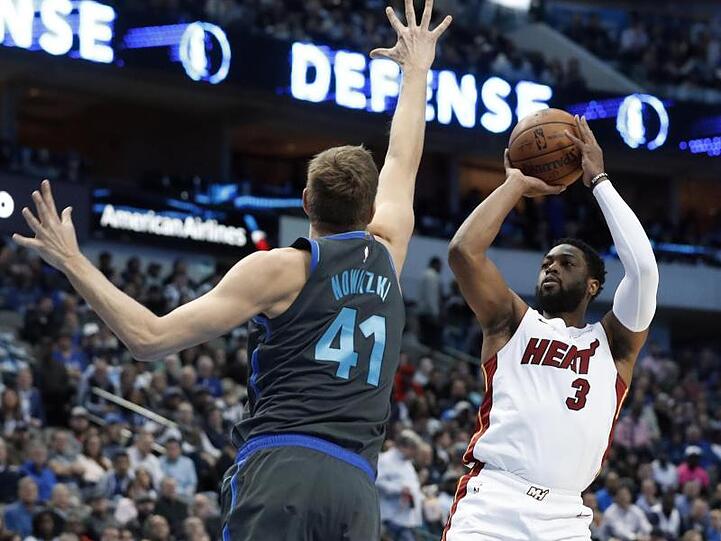 Dirk Nowitzki unterlag mit Dallas gegen Dwyane Wade und Co.