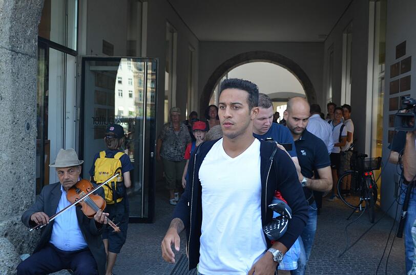 Weitere Bilder von Thiago Alcántara beim Medizincheck.