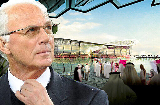 Franz Beckenbauer stimmte offenbar nicht für Katar.