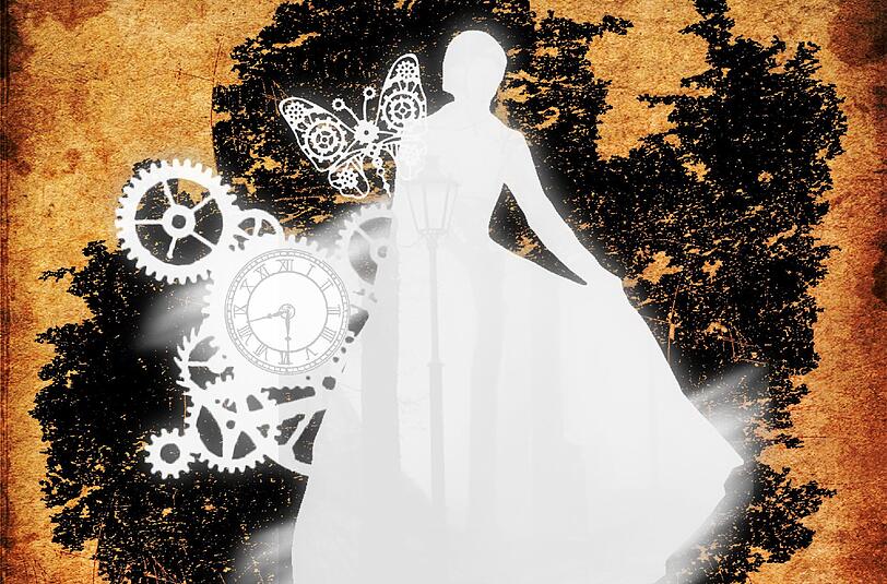 Plakat zur Uraufführung des Musicals &bdquo;Woman in White&ldquo;