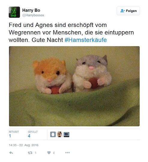 So amüsieren sich Twitter-User über die Hamsterkäufe im Konzept zur Zivilverteidigung.