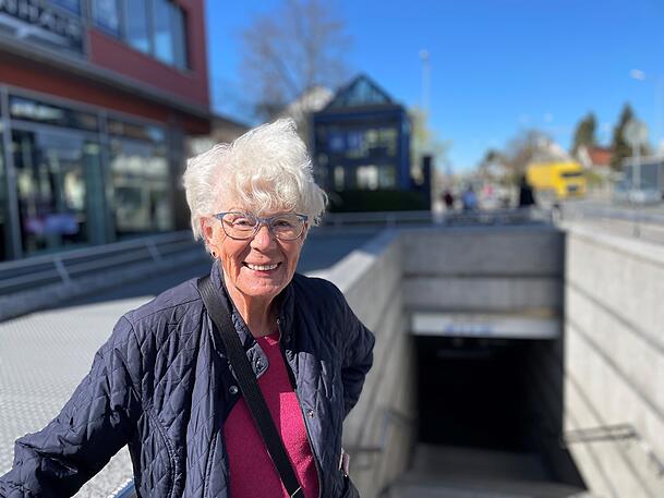 Brigitte Seitz aus Gro&szlig;hadern f&auml;hrt gerne mit der U-Bahn Richtung Innenstadt.