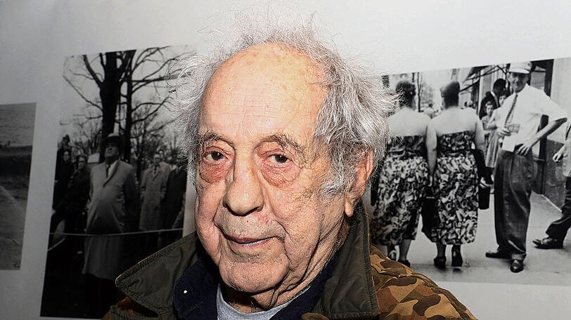 Robert Frank bei einer Ausstellungseröffnung im Januar 2016 in New York