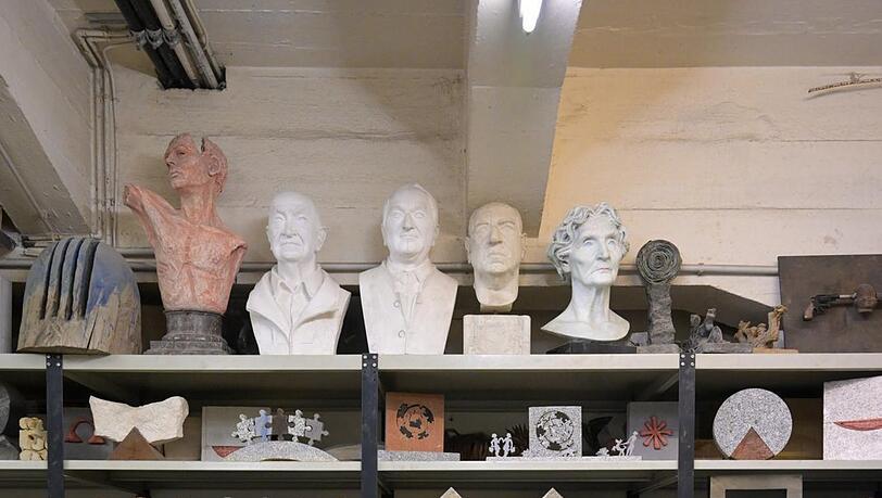 Ein Blick in eines der Ateliers in der Dachauer Straße. Ein Blick in eines der Ateliers in der Dachauer Straße.