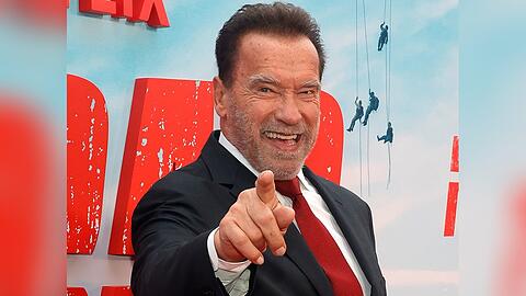 76 Jahre alt und fit wie eh und je: Schauspieler Arnold Schwarzenegger