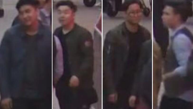 Die Polizei München sucht nach diesen vier Schlägern.