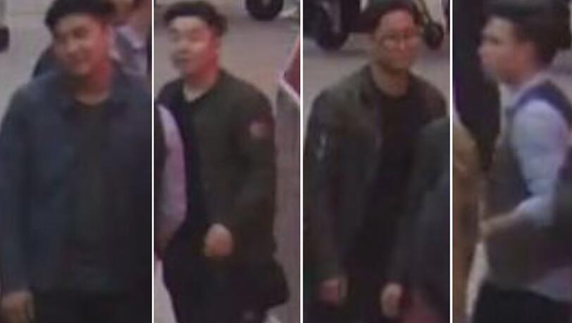 Die Polizei München sucht nach diesen vier Schlägern. Die Polizei München sucht nach diesen vier Schlägern.