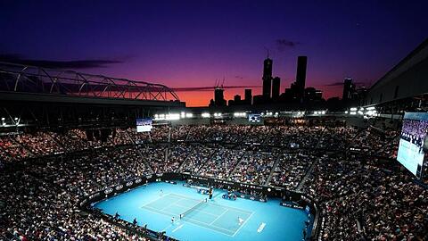 Der Center Court der Australian Open in Melbourne.