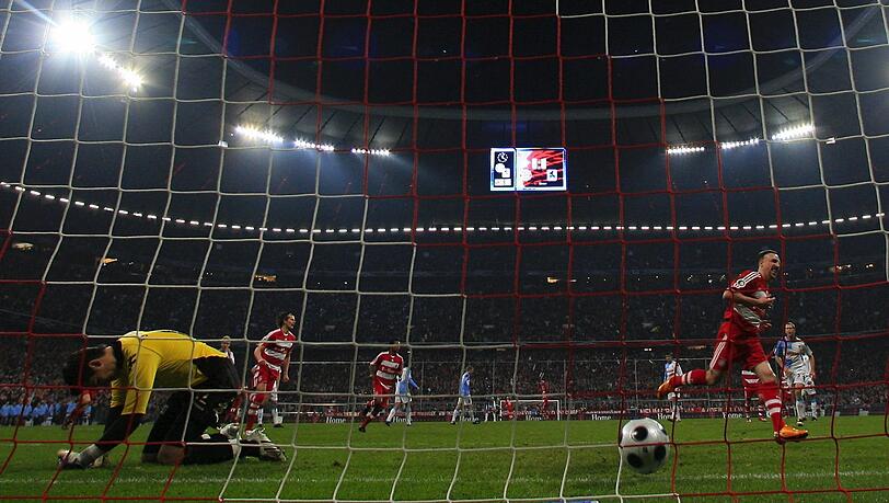 Verdammt lange her: Franck Ribéry trifft vor 5.159 Tagen zum Sieg im bis dato letzten Stadtderby zwischen dem FC Bayern und dem TSV 1860.