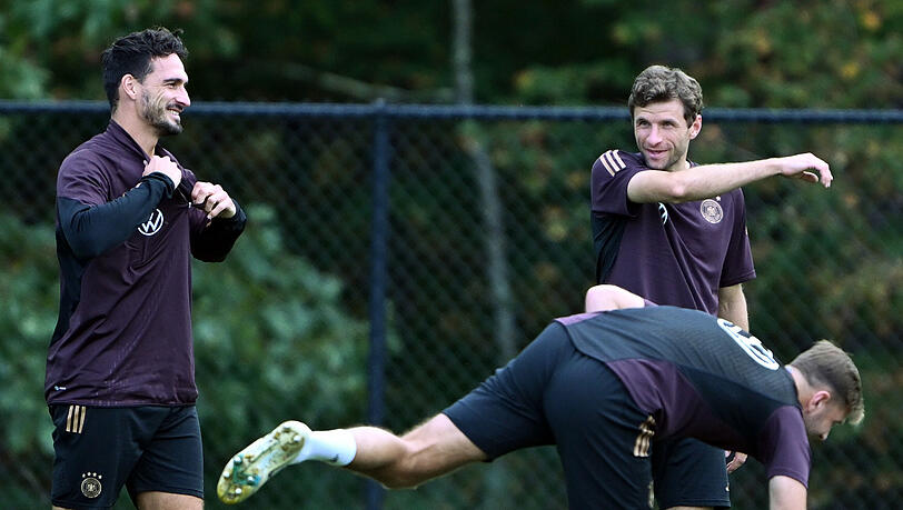 Mats Hummels und Thomas Müller wollen mit der Nationalmannschaft nochmal angreifen.
