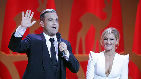 Robbie Williams und Helene Fischer werden 2022 ein Konzert in München geben