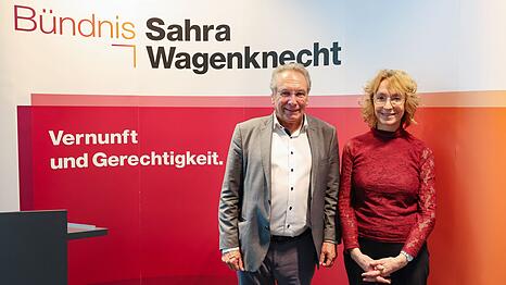 Die Einigkeit ist dahin: Zwischen den beiden BSW-Co-Vorsitzenden Klaus Ernst und Irmgard Freihoffer tobt ein heftiger Streit. (Archivbild)