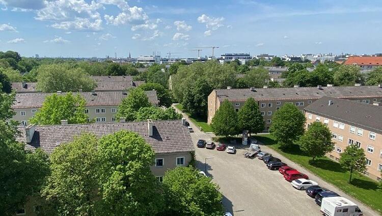 Die Siedlung Ramersdorf Süd wird energetisch saniert.