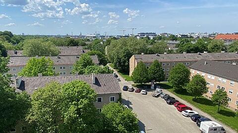 Die Siedlung Ramersdorf Süd wird energetisch saniert.