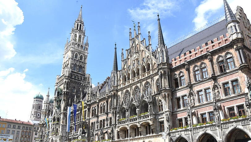 Das Rathaus in München: Ein Touristenmagnet.