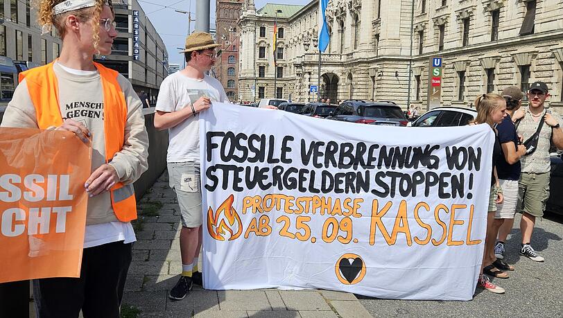 Aktivisten der "Letzten Generation" in München