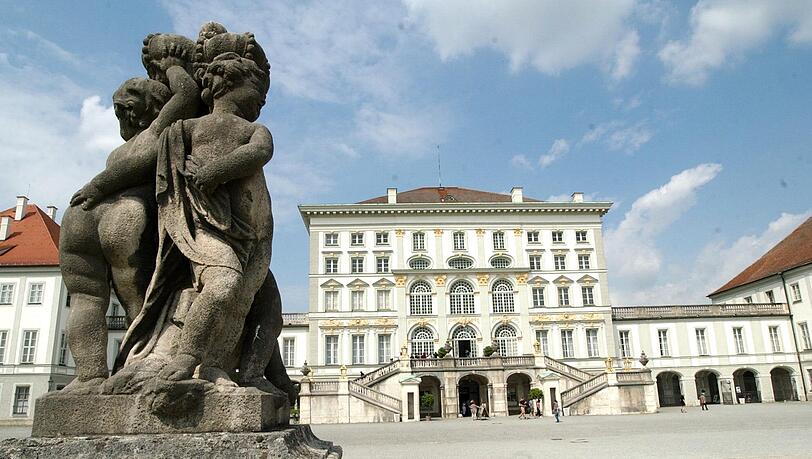 Win wunderbarer Anblick: Das Schloss Nymphenburg.