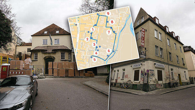 Der Rundgang führt einmal durch Altschwabing – es gibt viel Neues zu entdecken. Der Rundgang führt einmal durch Altschwabing – es gibt viel Neues zu entdecken.