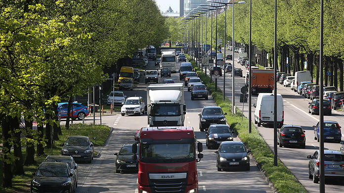 Die Landshuter Allee.