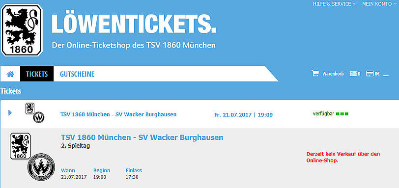 Schlangestehen für Löwen-Tickets. Die Bilder von der Grünwalder Straße.