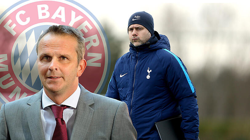 Die Bayern haben Tottenham-Coach Mauricio Pochettino (r.) kontaktiert. Das sagt zumindest Dietmar Hamann.