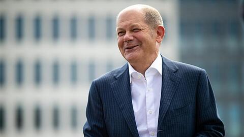 Hat gut lachen: SPD-Kanzlerkandidat Olaf Scholz legt einen guten Start hin.