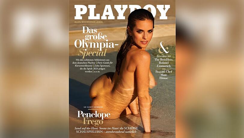 Penelope Frego ziert das Cover der neuen Ausgabe des deutschen "Playboy".