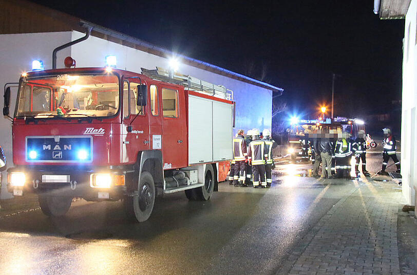 Die Bilder vom Einsatz der Feuerwehr in der Gemeinde Lohkirchen.