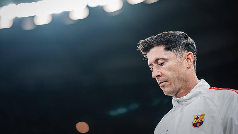 Trotz Doppelpack: Steht Robert Lewandowski bereits vor dem Aus in Barcelona?