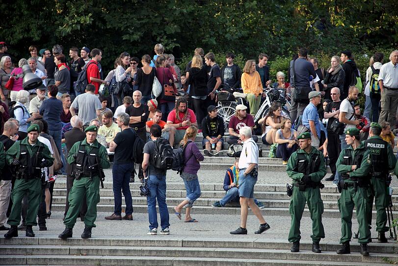 Der Flüchtlingstrek erreichte am Dienstag München. Hier die Bilder!