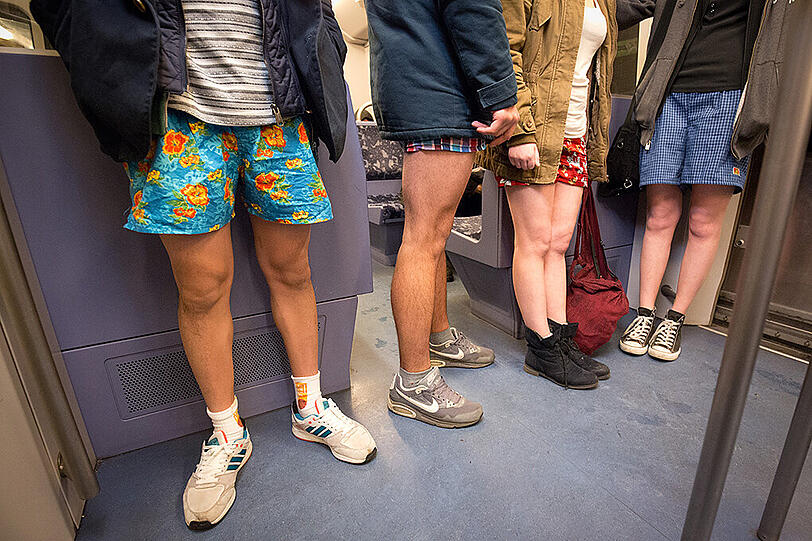 Die Bilder vom No Pants Subway Ride 2015.