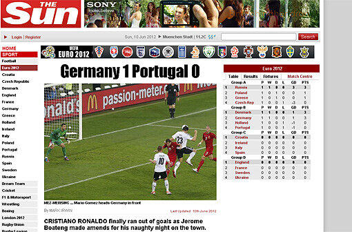 "Super-Super-Super-Mario!": Das schreibt die nationale und internationale Presse zum deutschen Sieg über Portugal.