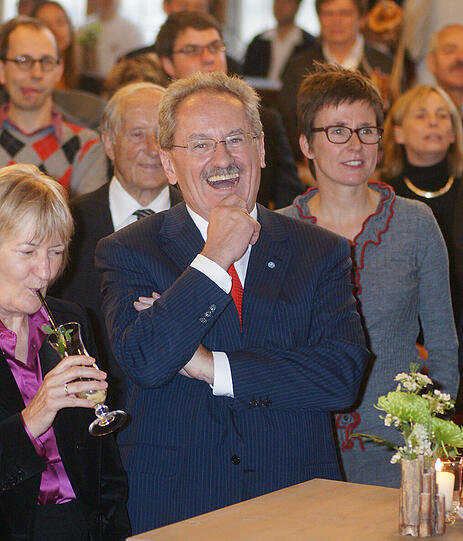 Die Bilder von Christian Udes Geburtstagsempfang anlässlich seines 65. Geburtstages im Rathaus.