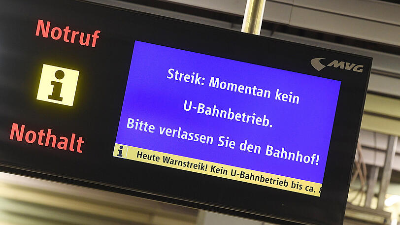 Auch nach dem offiziellen Ende des Streiks fahren die U-Bahnen noch sehr eingeschränkt.