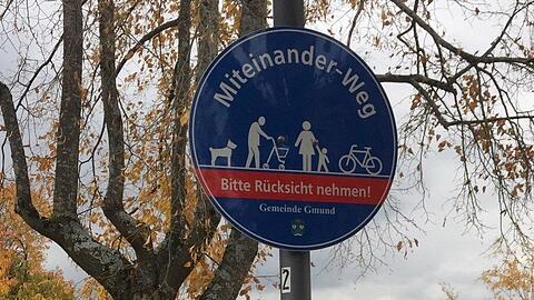 So könnte das Schild aussehen.