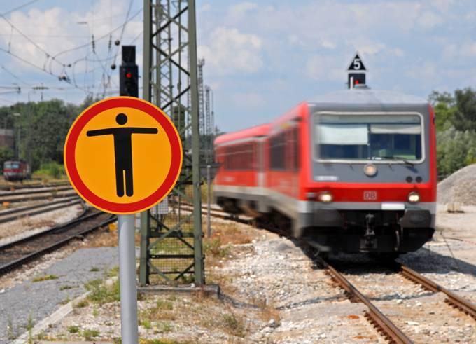 Betreten verboten: Gleisanlagen sind kein Spielplatz!