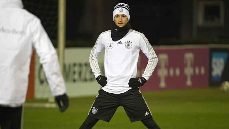 Marco Reus ist nach seiner Fußverletzung nicht erste Wahl für das Spiel gegen die Niederlande.