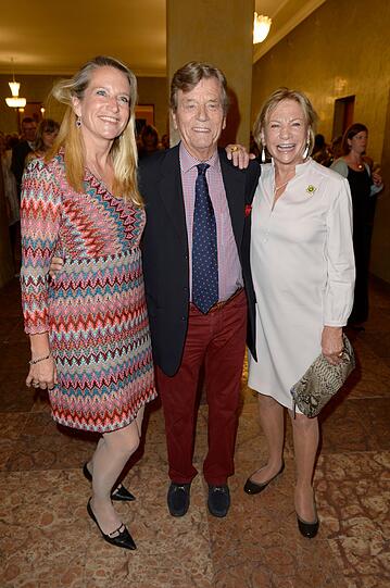 Angela mit Ex Ferfried Prinz von Hohenzollern und Tochter Valerie.