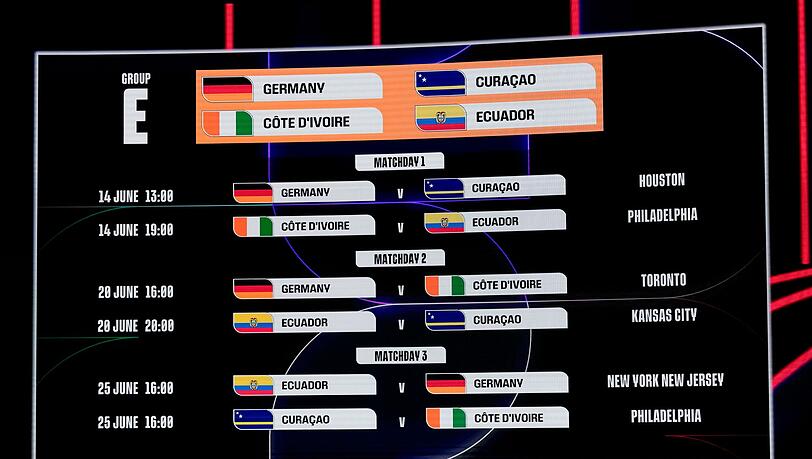 Deutschland ist klarer Favorit in seiner WM-Gruppe. (Archivbild)