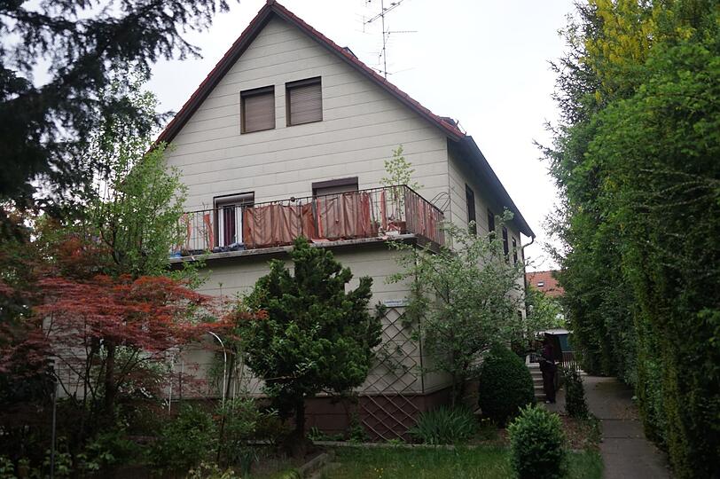 In diesem Haus ereignete sich der Mord.
