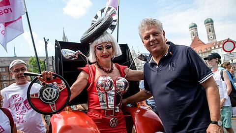 Dieter Reiter beim CSD 2018.