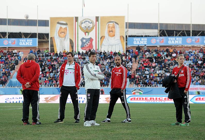 Der All-Kuwait-Sports Club ist gut gefüllt...