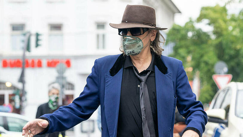 Udo Lindenberg vor wenigen Wochen in Hamburg Udo Lindenberg vor wenigen Wochen in Hamburg
